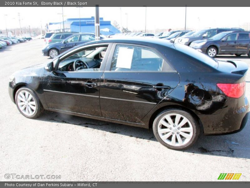 Ebony Black / Black Sport 2010 Kia Forte SX