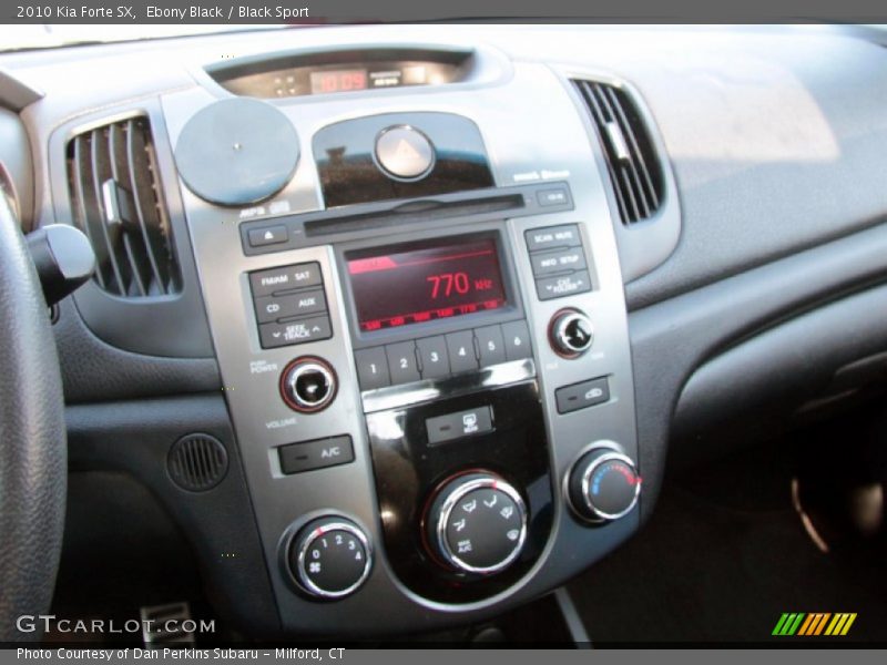 Ebony Black / Black Sport 2010 Kia Forte SX