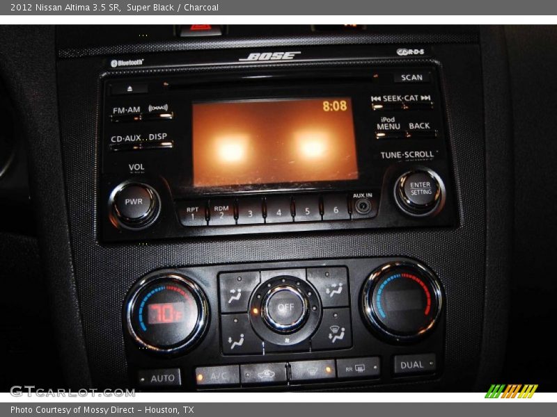 Super Black / Charcoal 2012 Nissan Altima 3.5 SR