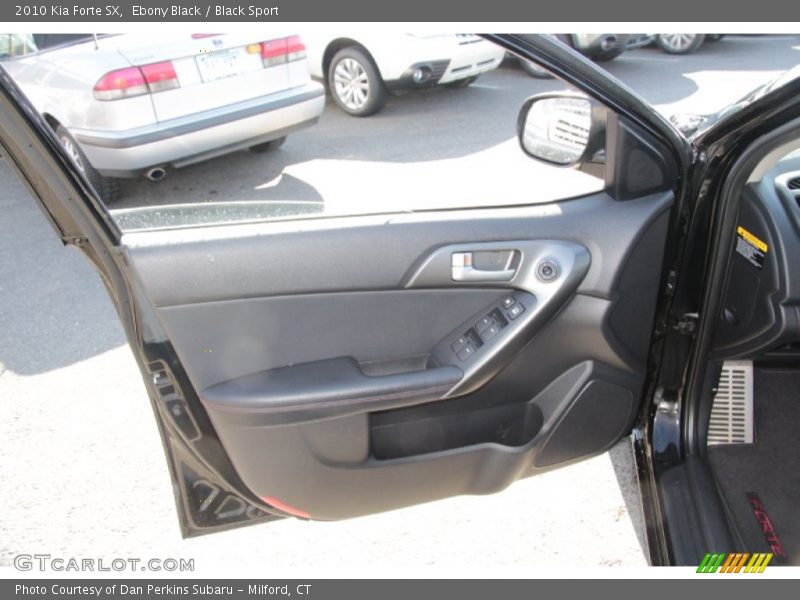 Ebony Black / Black Sport 2010 Kia Forte SX