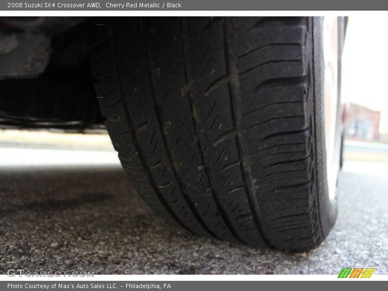 Cherry Red Metallic / Black 2008 Suzuki SX4 Crossover AWD