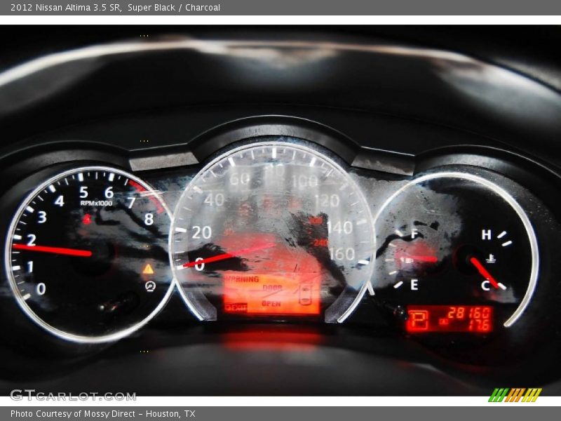 Super Black / Charcoal 2012 Nissan Altima 3.5 SR