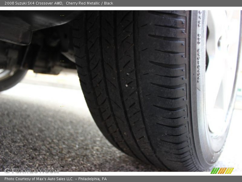 Cherry Red Metallic / Black 2008 Suzuki SX4 Crossover AWD