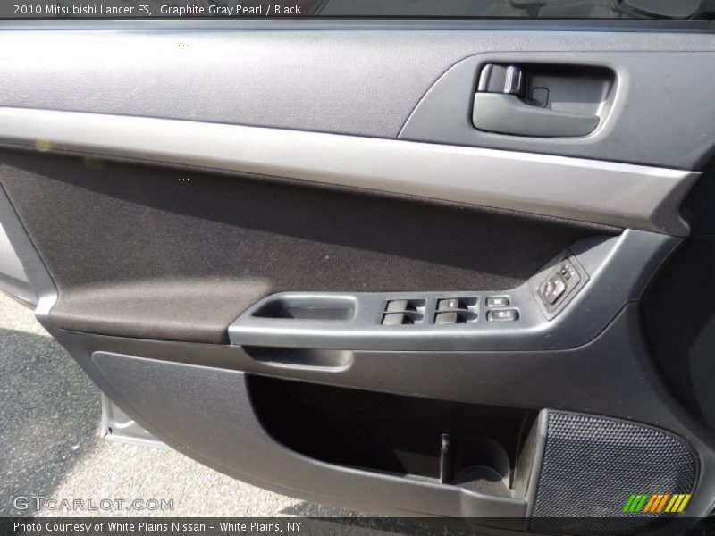Graphite Gray Pearl / Black 2010 Mitsubishi Lancer ES