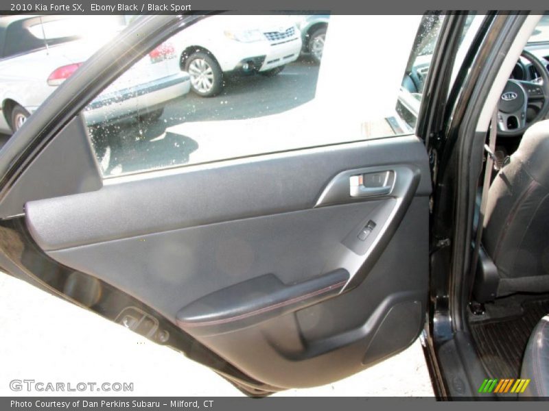 Ebony Black / Black Sport 2010 Kia Forte SX