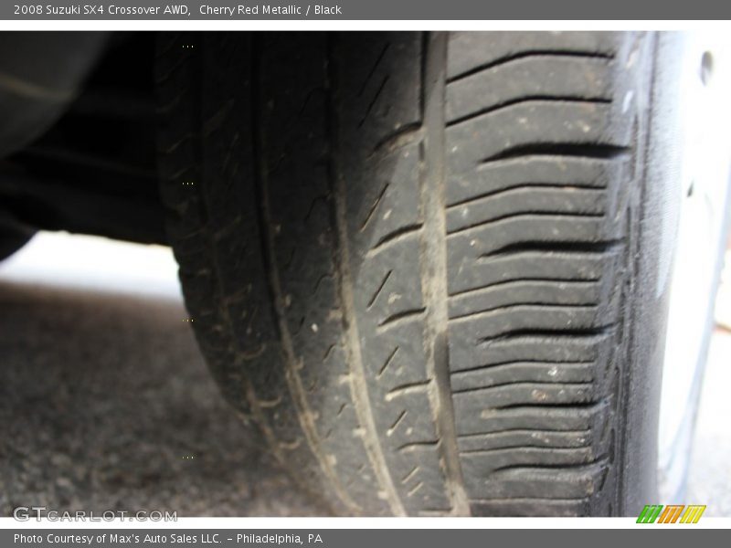 Cherry Red Metallic / Black 2008 Suzuki SX4 Crossover AWD