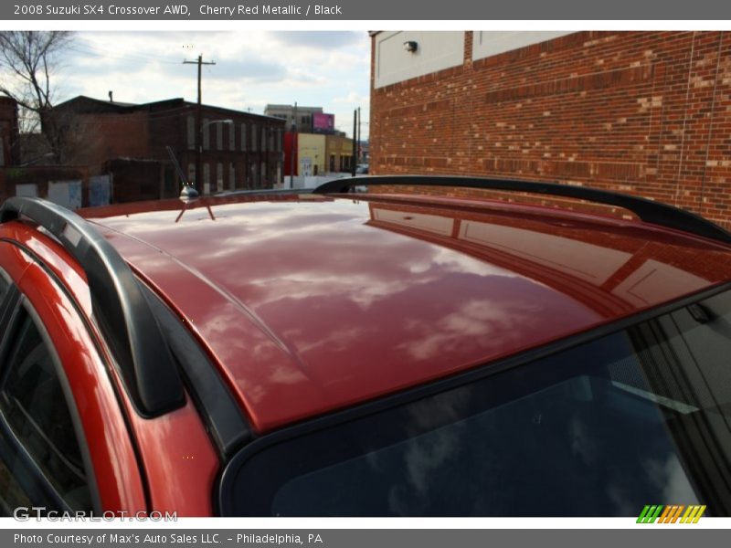 Cherry Red Metallic / Black 2008 Suzuki SX4 Crossover AWD