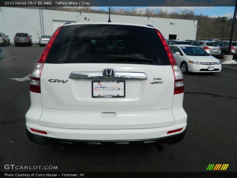 Taffeta White / Gray 2010 Honda CR-V EX AWD