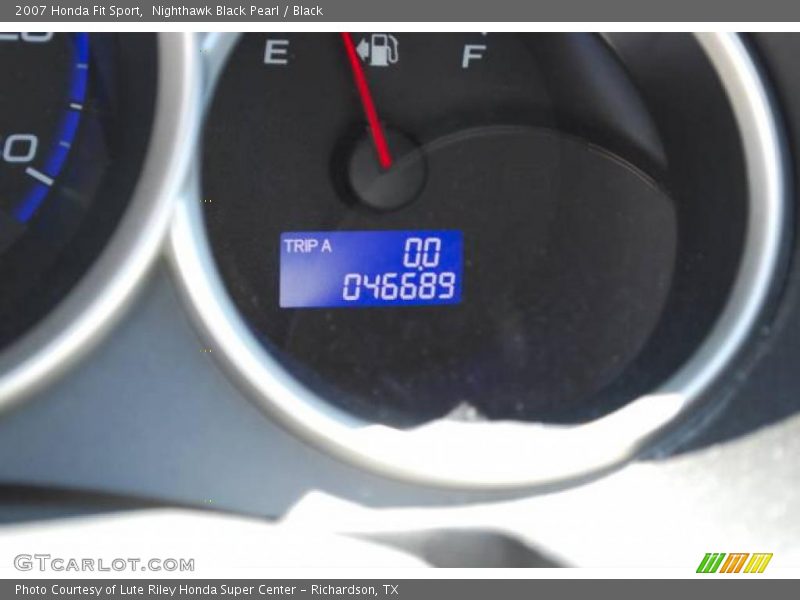 Nighthawk Black Pearl / Black 2007 Honda Fit Sport