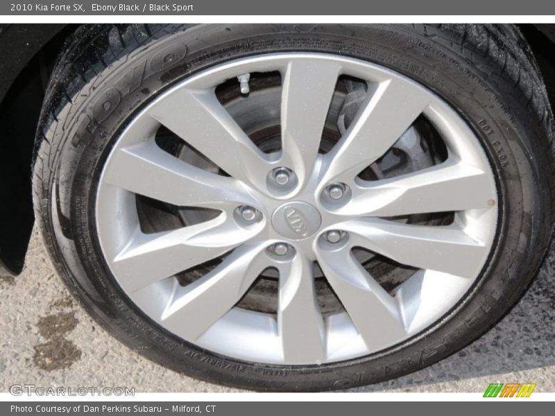 Ebony Black / Black Sport 2010 Kia Forte SX