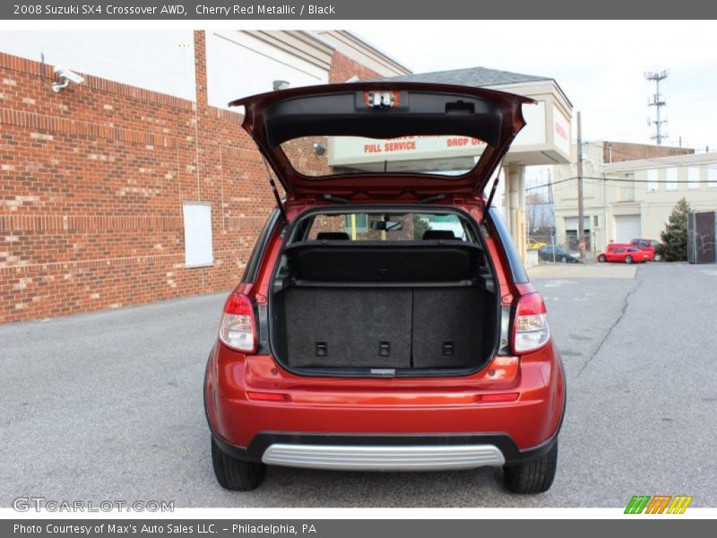 Cherry Red Metallic / Black 2008 Suzuki SX4 Crossover AWD