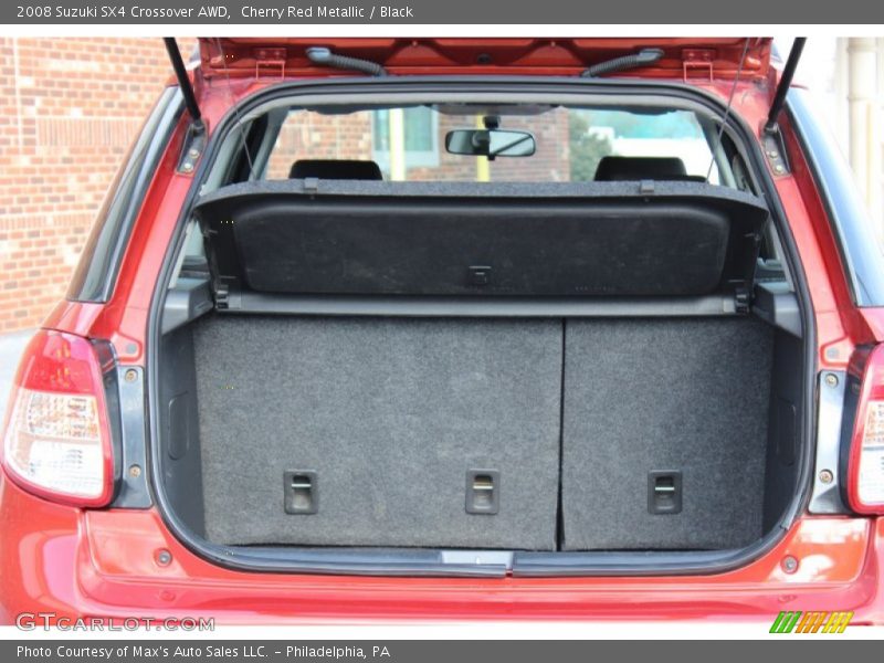 Cherry Red Metallic / Black 2008 Suzuki SX4 Crossover AWD