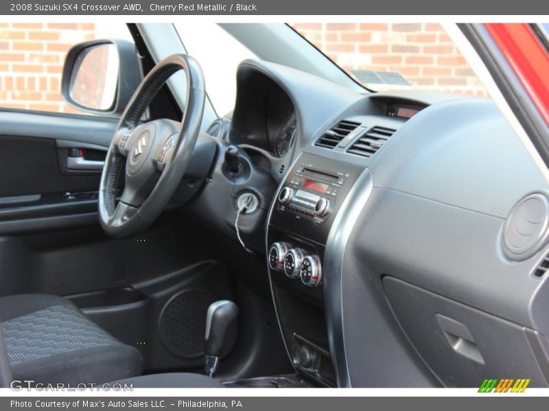Cherry Red Metallic / Black 2008 Suzuki SX4 Crossover AWD