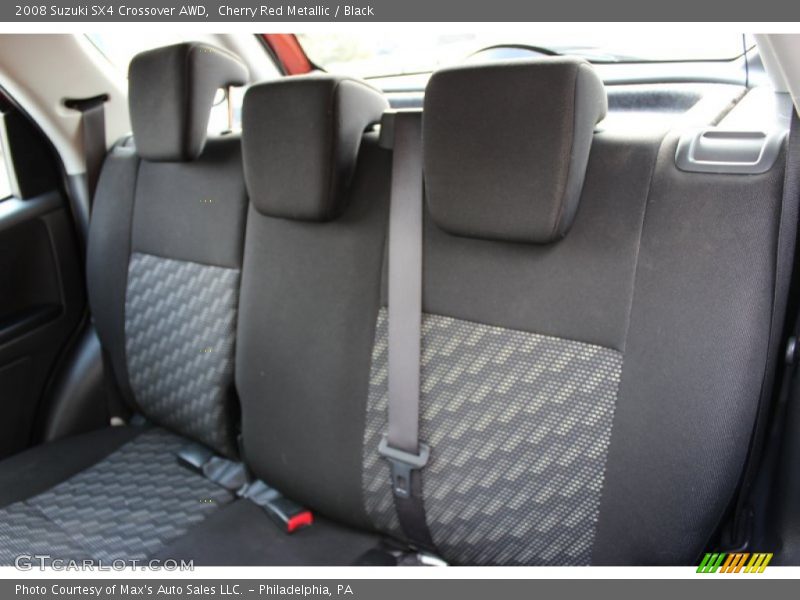 Cherry Red Metallic / Black 2008 Suzuki SX4 Crossover AWD