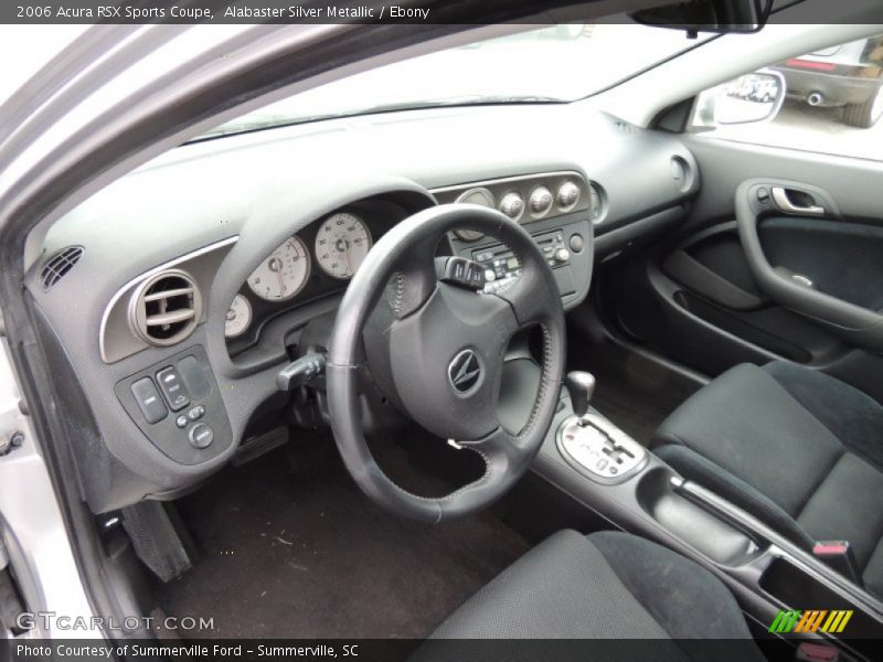 Ebony Interior - 2006 RSX Sports Coupe 