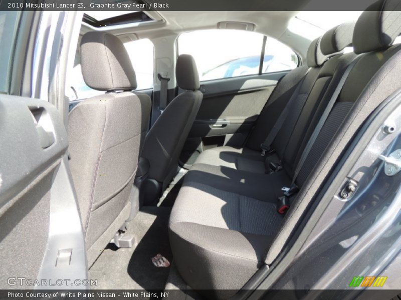 Graphite Gray Pearl / Black 2010 Mitsubishi Lancer ES