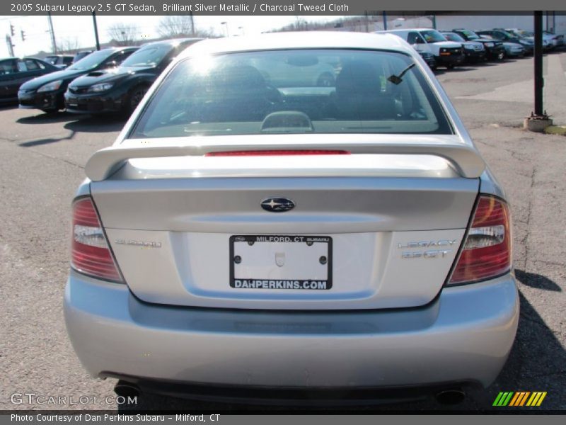Brilliant Silver Metallic / Charcoal Tweed Cloth 2005 Subaru Legacy 2.5 GT Sedan