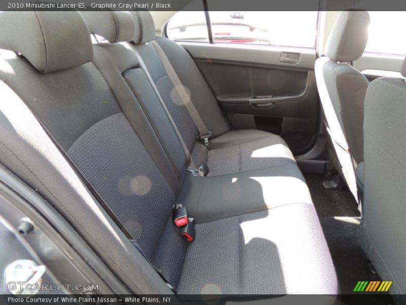 Graphite Gray Pearl / Black 2010 Mitsubishi Lancer ES
