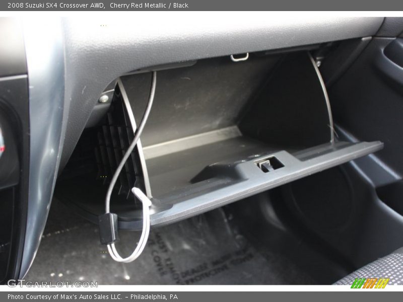 Cherry Red Metallic / Black 2008 Suzuki SX4 Crossover AWD