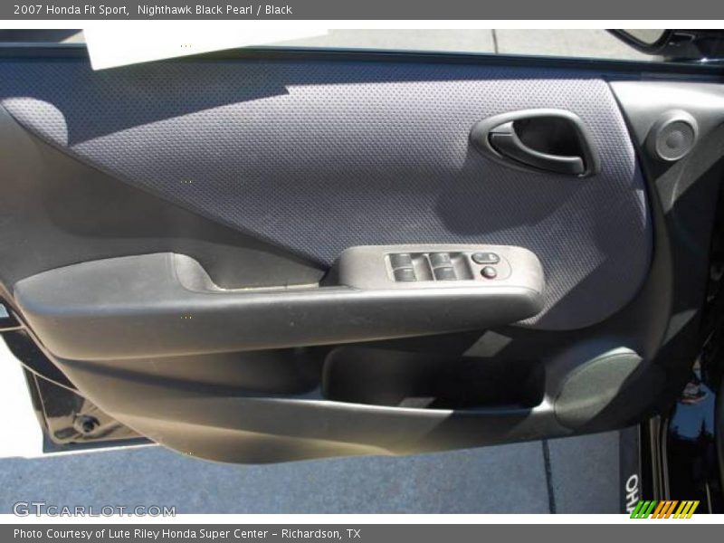 Nighthawk Black Pearl / Black 2007 Honda Fit Sport
