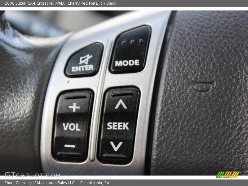 Cherry Red Metallic / Black 2008 Suzuki SX4 Crossover AWD
