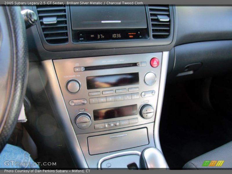 Brilliant Silver Metallic / Charcoal Tweed Cloth 2005 Subaru Legacy 2.5 GT Sedan