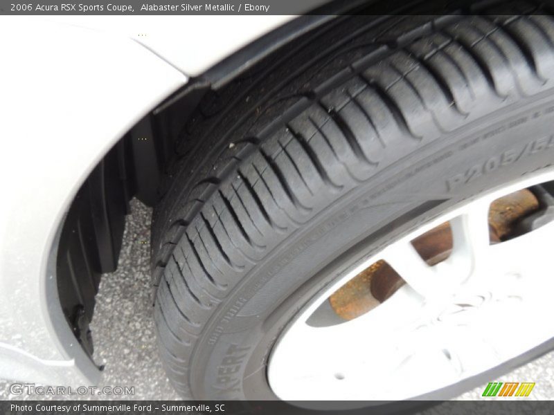 Alabaster Silver Metallic / Ebony 2006 Acura RSX Sports Coupe