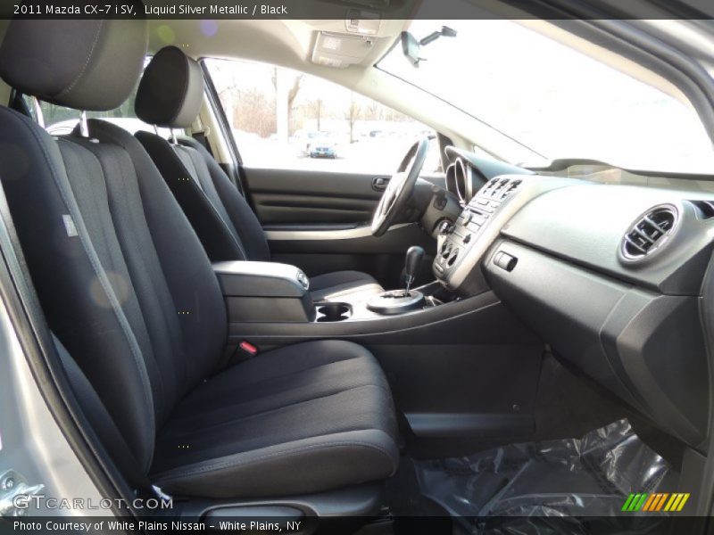Liquid Silver Metallic / Black 2011 Mazda CX-7 i SV