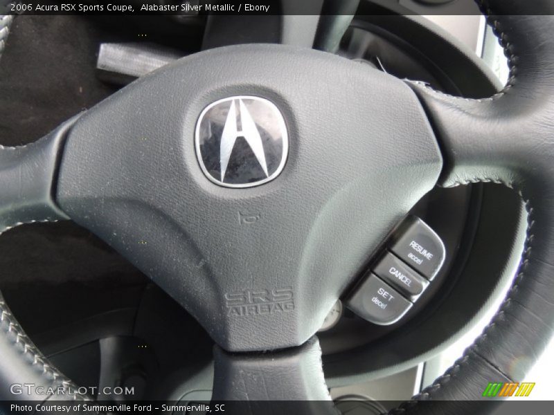 Alabaster Silver Metallic / Ebony 2006 Acura RSX Sports Coupe