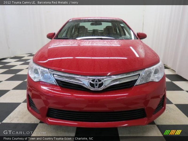 Barcelona Red Metallic / Ivory 2012 Toyota Camry LE