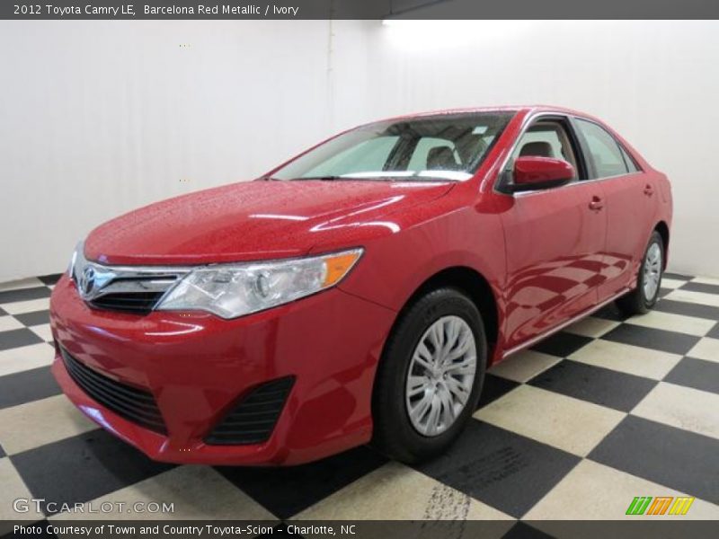 Barcelona Red Metallic / Ivory 2012 Toyota Camry LE