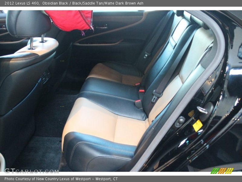 Rear Seat of 2012 LS 460