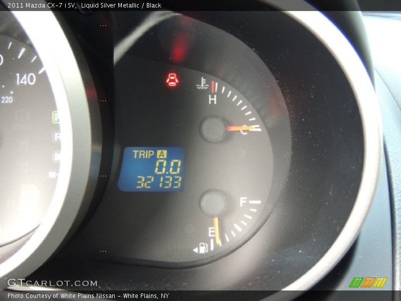 Liquid Silver Metallic / Black 2011 Mazda CX-7 i SV