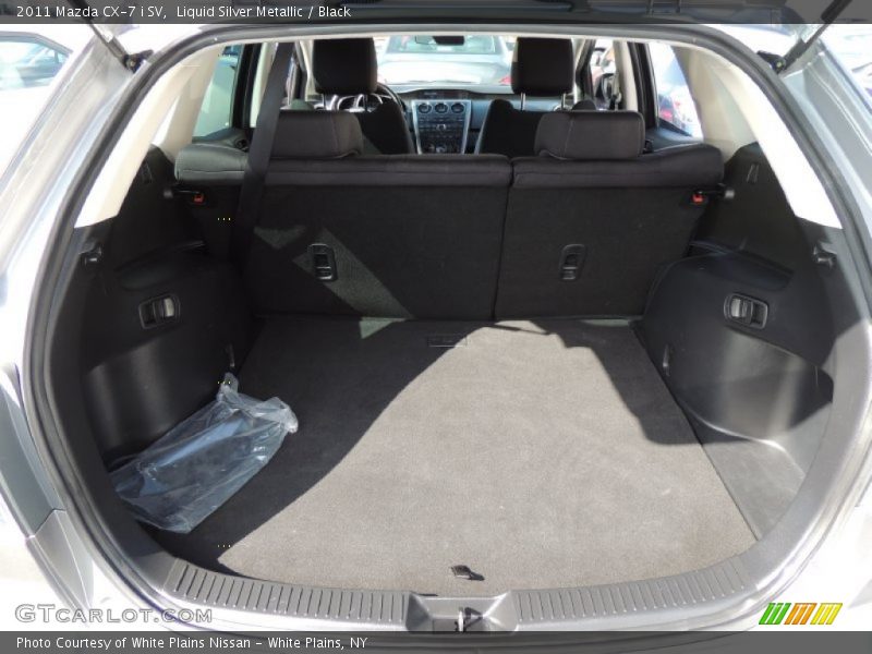 Liquid Silver Metallic / Black 2011 Mazda CX-7 i SV