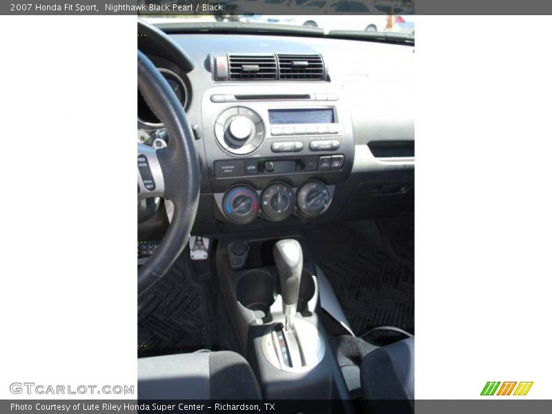 Nighthawk Black Pearl / Black 2007 Honda Fit Sport