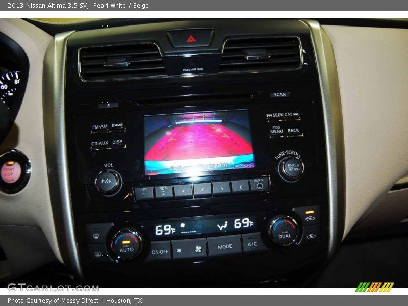 Pearl White / Beige 2013 Nissan Altima 3.5 SV