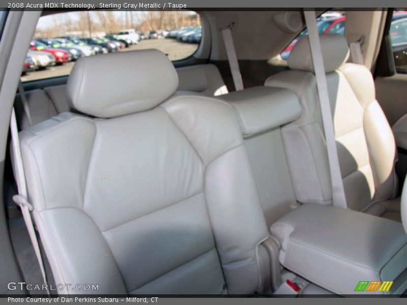 Sterling Gray Metallic / Taupe 2008 Acura MDX Technology