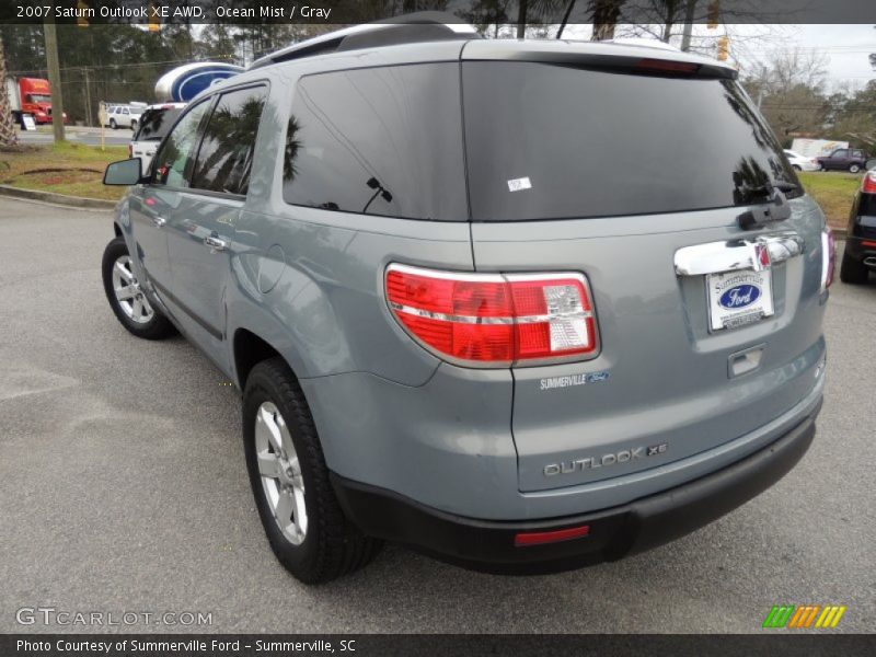 Ocean Mist / Gray 2007 Saturn Outlook XE AWD