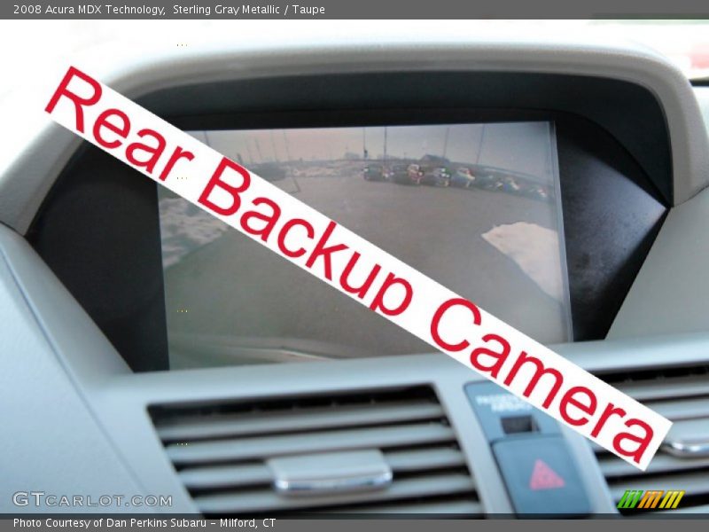 Sterling Gray Metallic / Taupe 2008 Acura MDX Technology