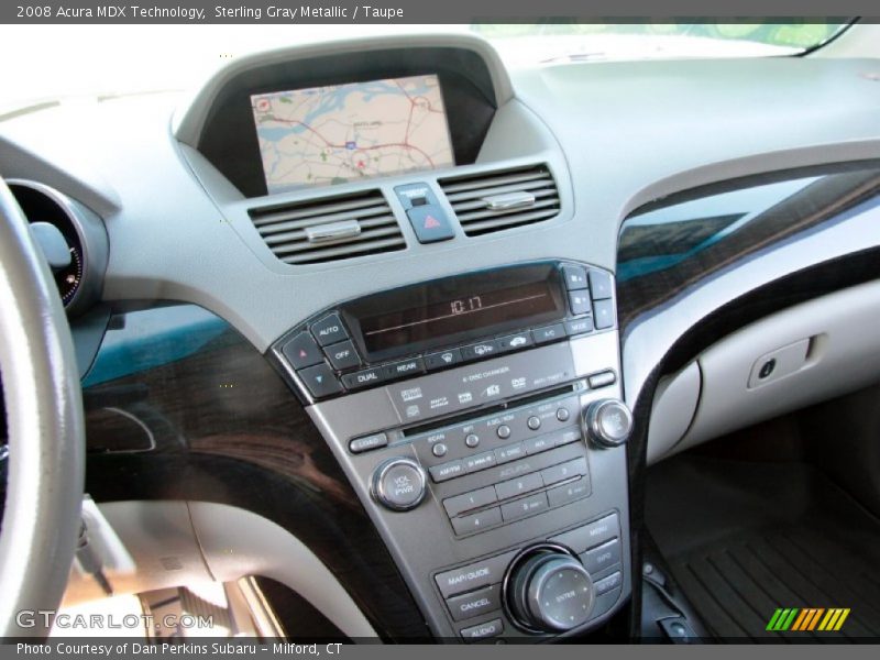 Sterling Gray Metallic / Taupe 2008 Acura MDX Technology