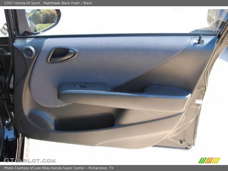 Nighthawk Black Pearl / Black 2007 Honda Fit Sport