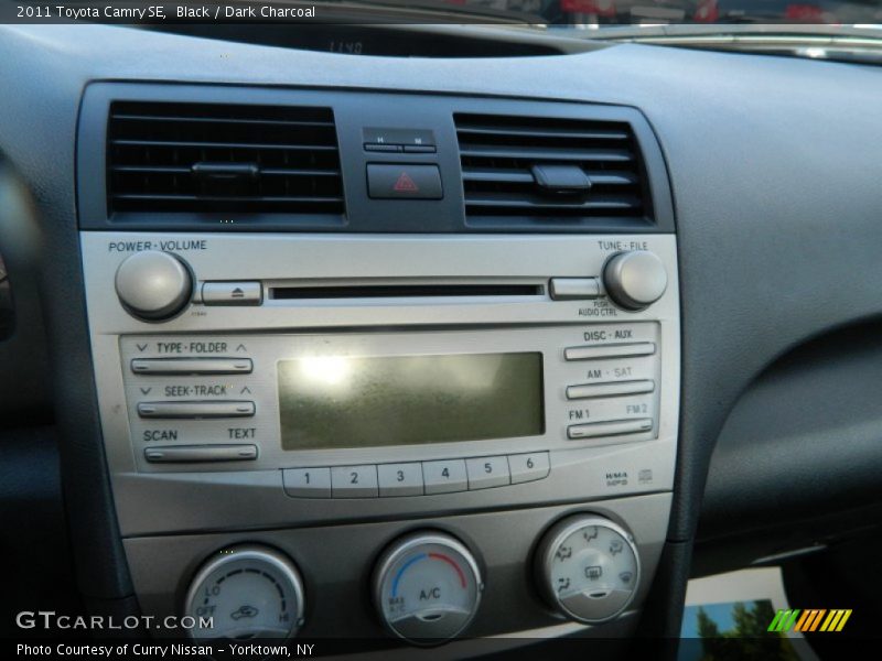 Black / Dark Charcoal 2011 Toyota Camry SE