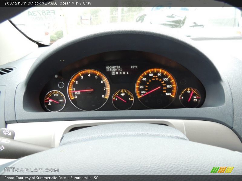Ocean Mist / Gray 2007 Saturn Outlook XE AWD