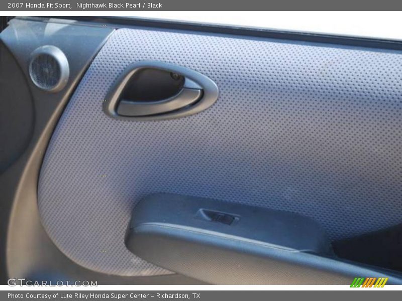 Nighthawk Black Pearl / Black 2007 Honda Fit Sport