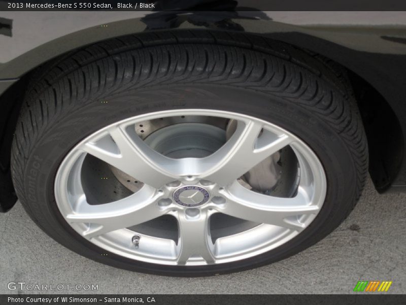 Black / Black 2013 Mercedes-Benz S 550 Sedan