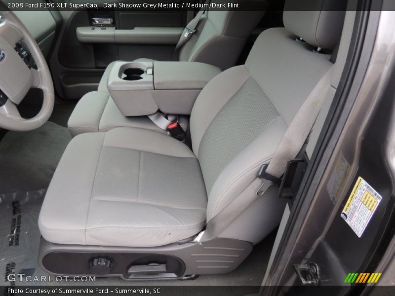 Dark Shadow Grey Metallic / Medium/Dark Flint 2008 Ford F150 XLT SuperCab
