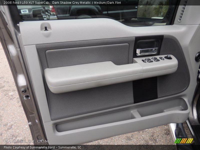 Dark Shadow Grey Metallic / Medium/Dark Flint 2008 Ford F150 XLT SuperCab