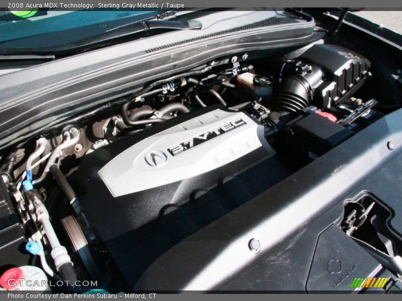 Sterling Gray Metallic / Taupe 2008 Acura MDX Technology