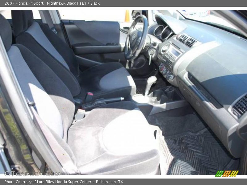 Nighthawk Black Pearl / Black 2007 Honda Fit Sport