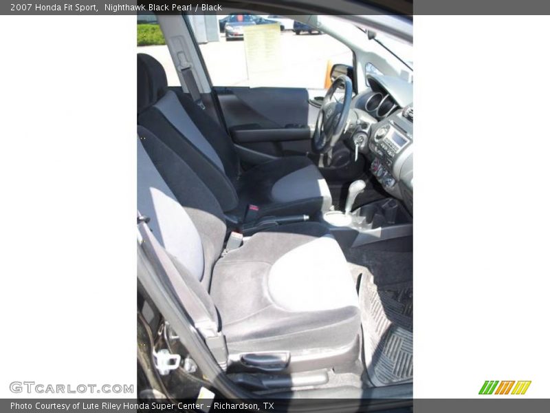 Nighthawk Black Pearl / Black 2007 Honda Fit Sport